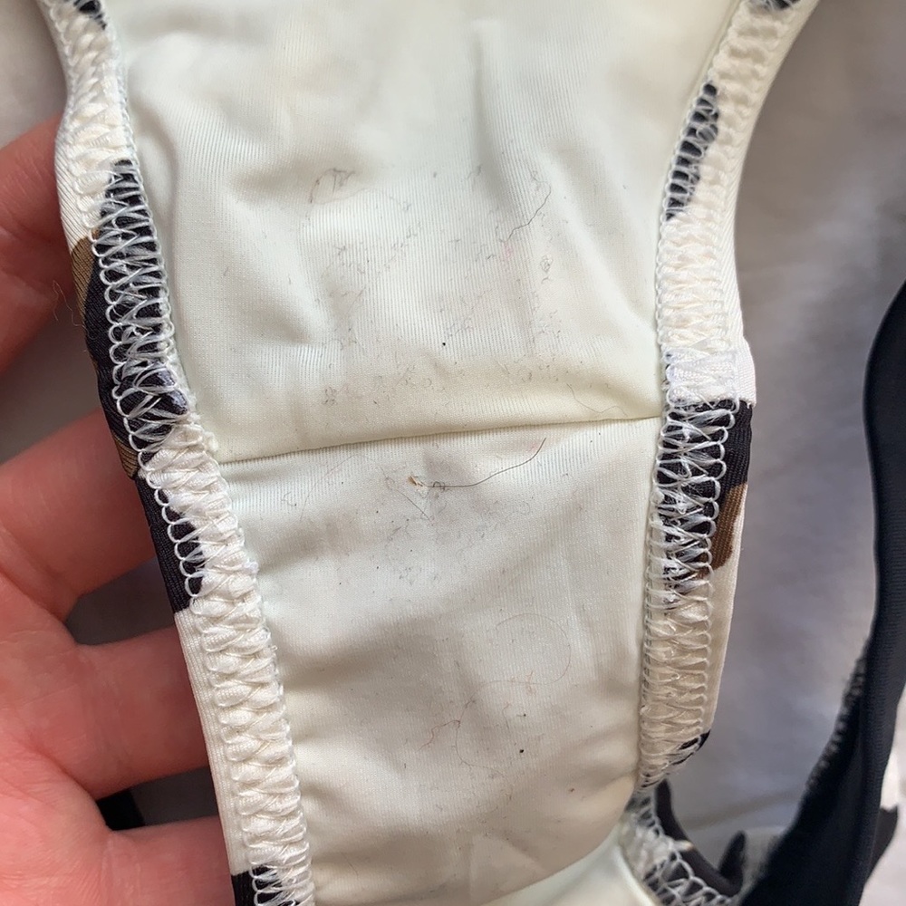 Solid And Striped Leopard Print Bikini - image 6